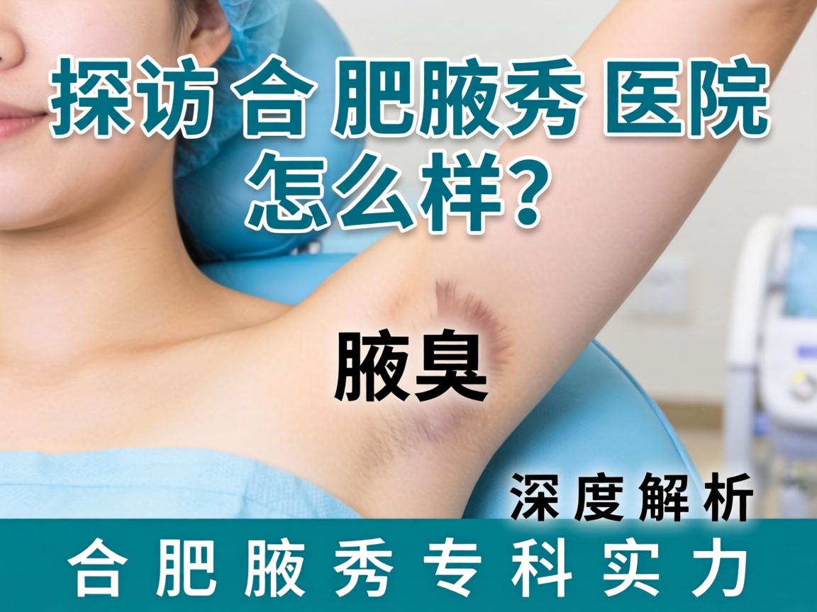 探访合肥腋秀医院怎么样？深度解析合肥腋秀专科实力