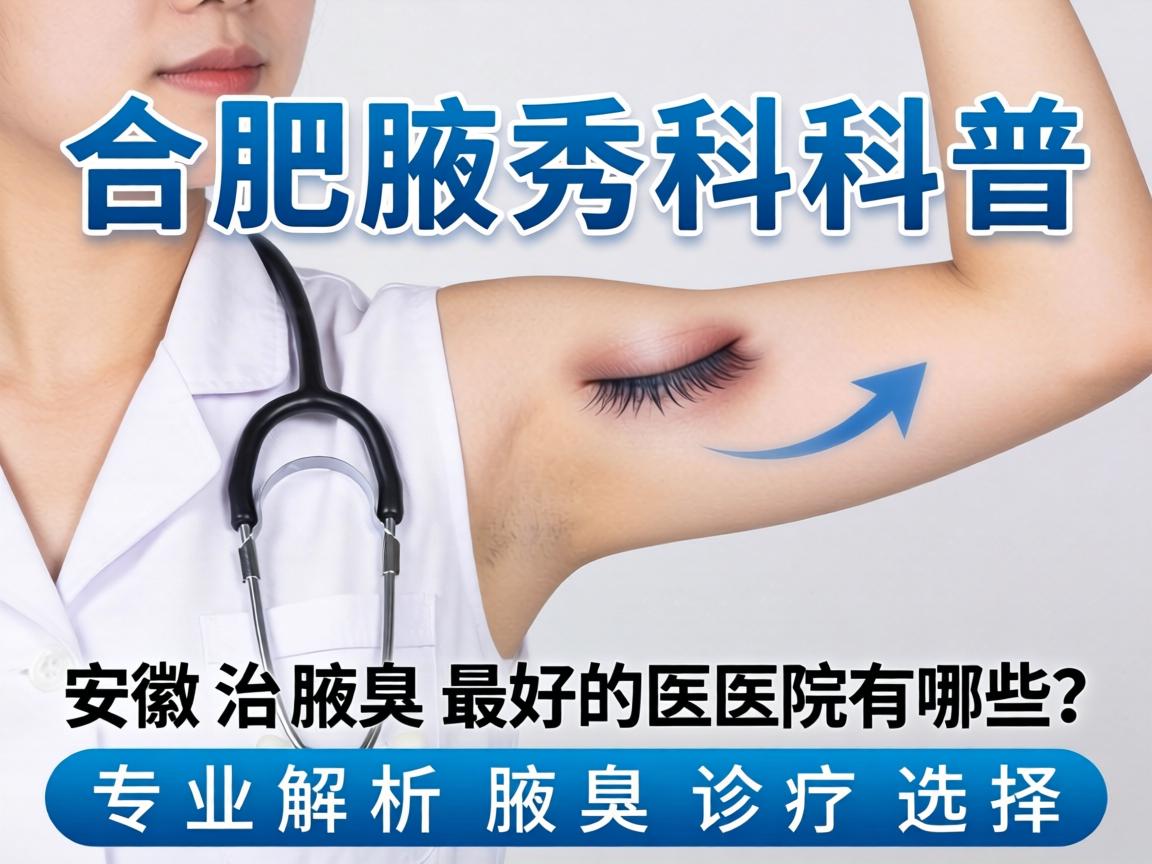 合肥腋秀科普，安徽治腋臭最好的医院有哪些？专业解析腋臭诊疗选择