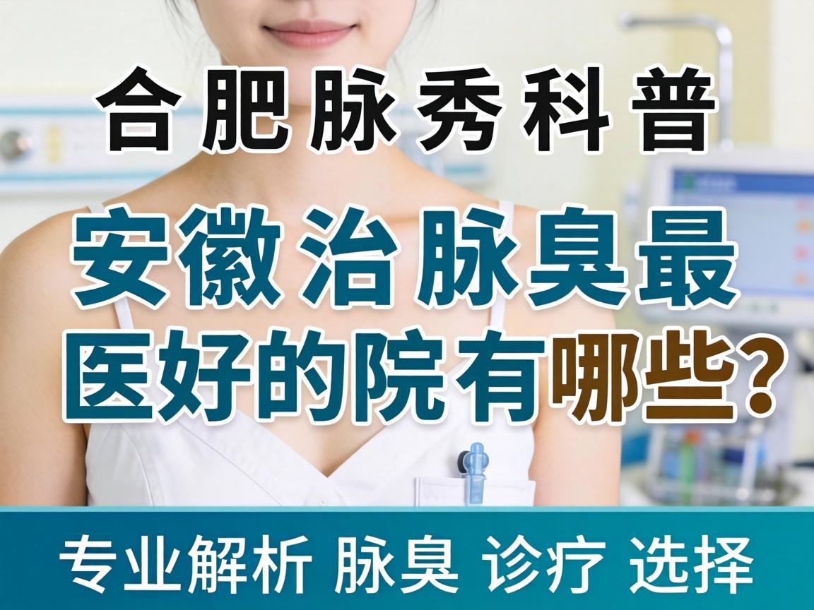 合肥腋秀科普，安徽治腋臭最好的医院有哪些？专业解析腋臭诊疗选择
