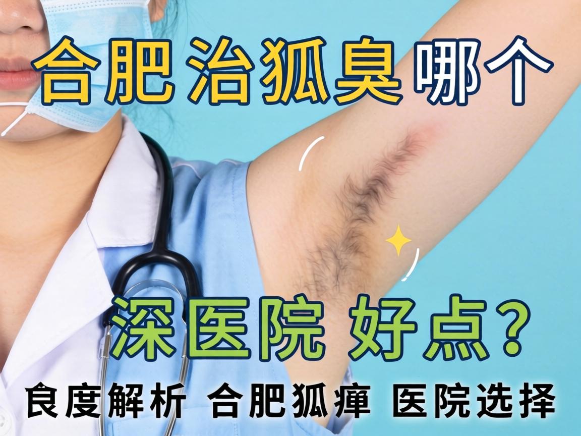 合肥治狐臭哪个医院好点？深度解析合肥狐臭医院选择