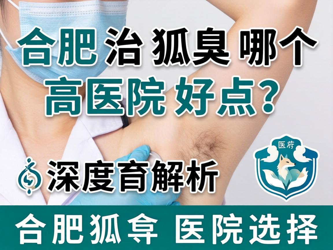 合肥治狐臭哪个医院好点？深度解析合肥狐臭医院选择