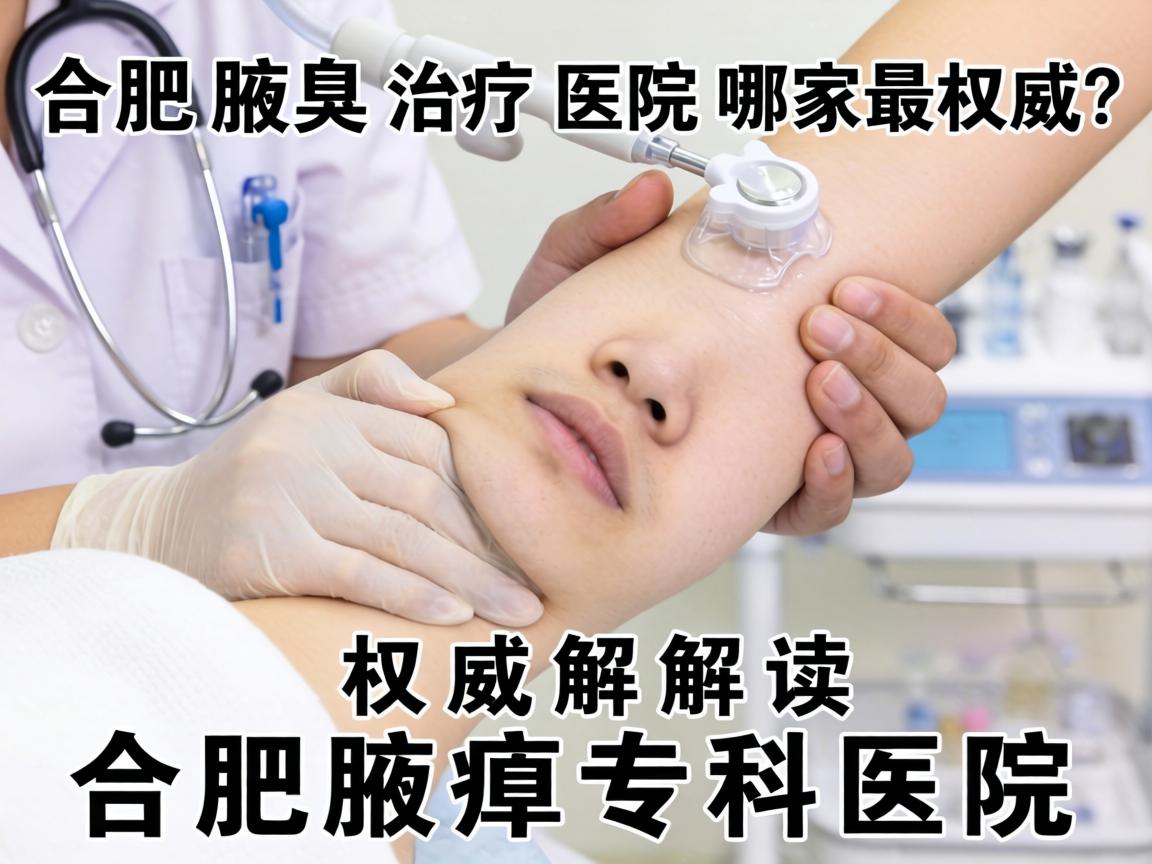 合肥腋臭治疗医院哪家最权威？权威解读合肥腋臭专科医院