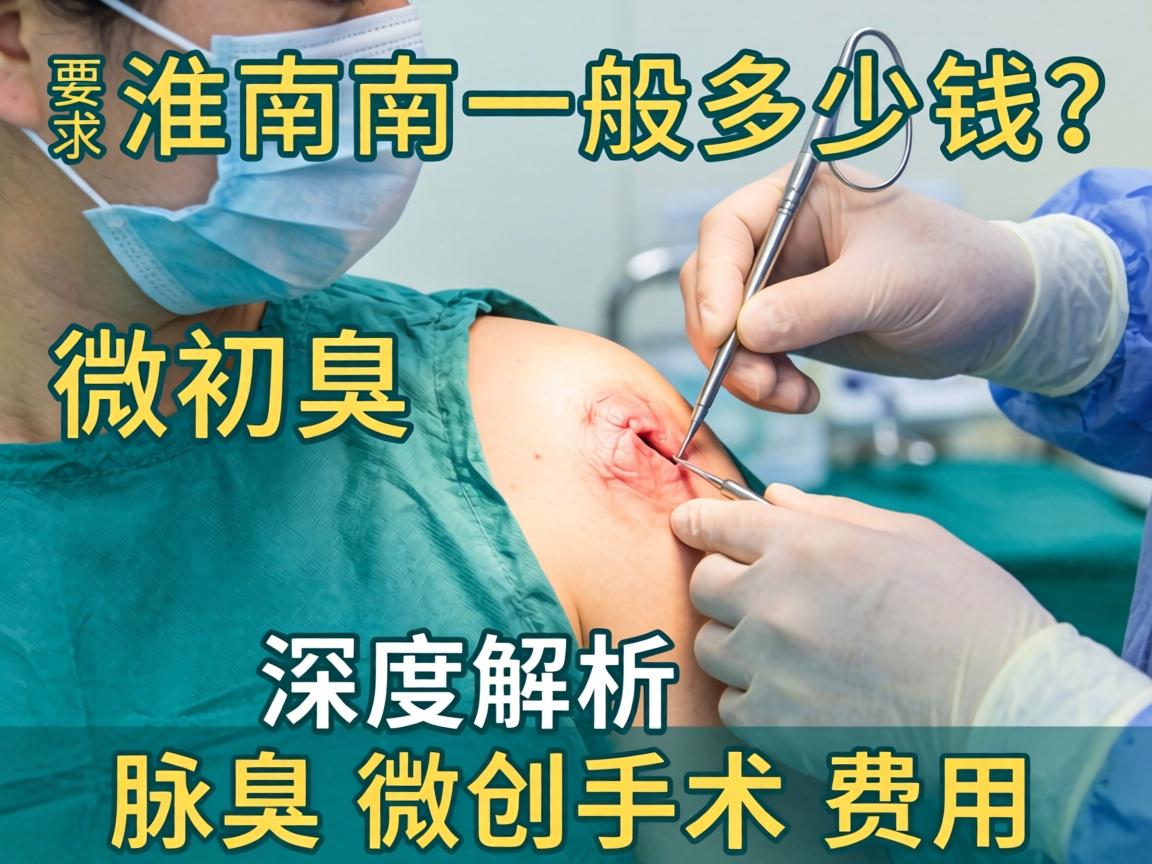淮南腋臭微创手术一般多少钱？深度解析腋臭微创手术费用