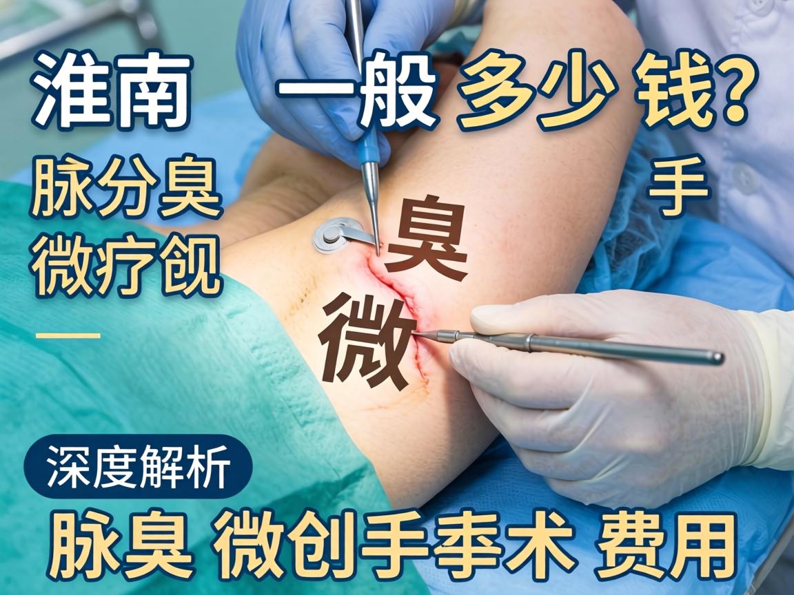淮南腋臭微创手术一般多少钱？深度解析腋臭微创手术费用