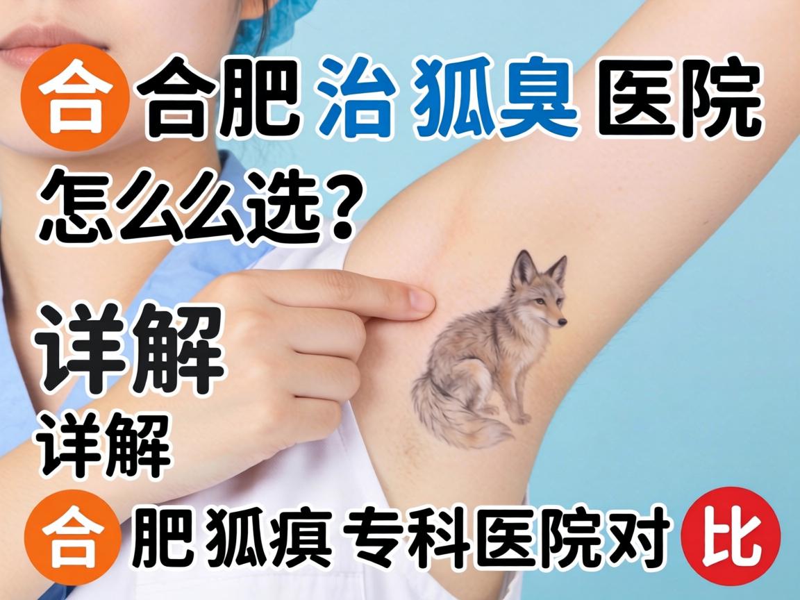 合肥治狐臭医院怎么选？详解合肥狐臭专科医院对比