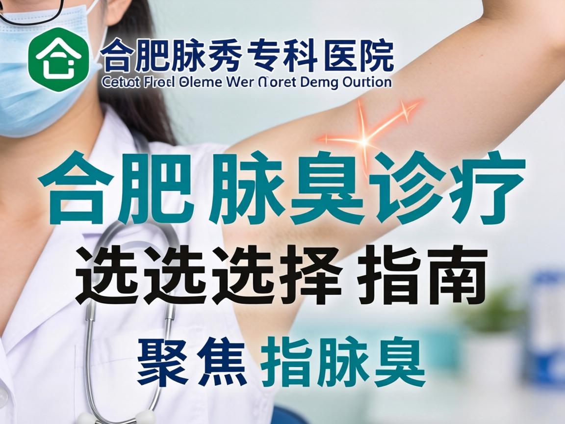 合肥腋臭诊疗选择指南，聚焦合肥腋秀专科医院