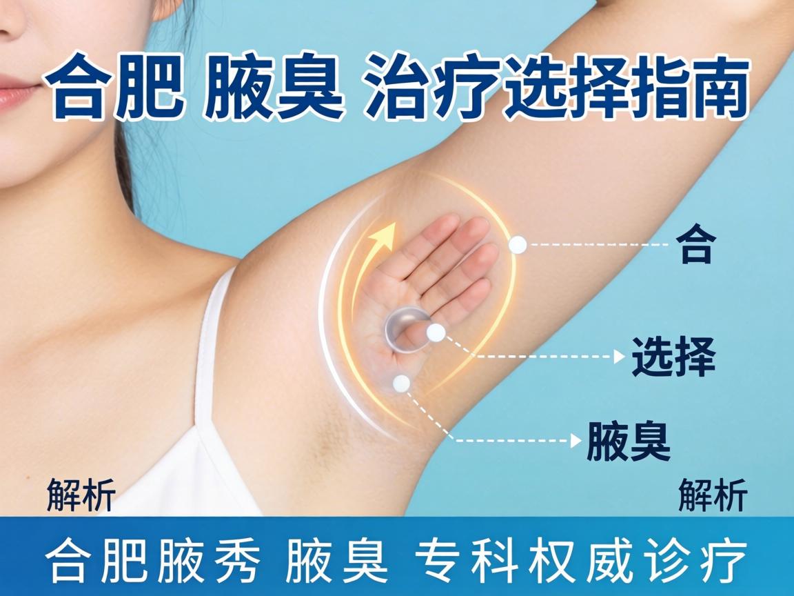 合肥腋臭治疗选择指南，解析合肥腋秀腋臭专科权威诊疗