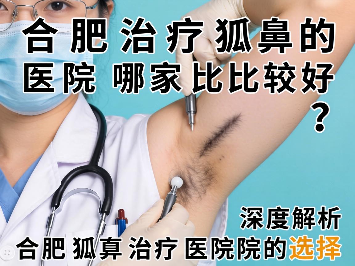 合肥治疗狐臭的医院哪家比较好？深度解析合肥狐臭治疗医院的选择