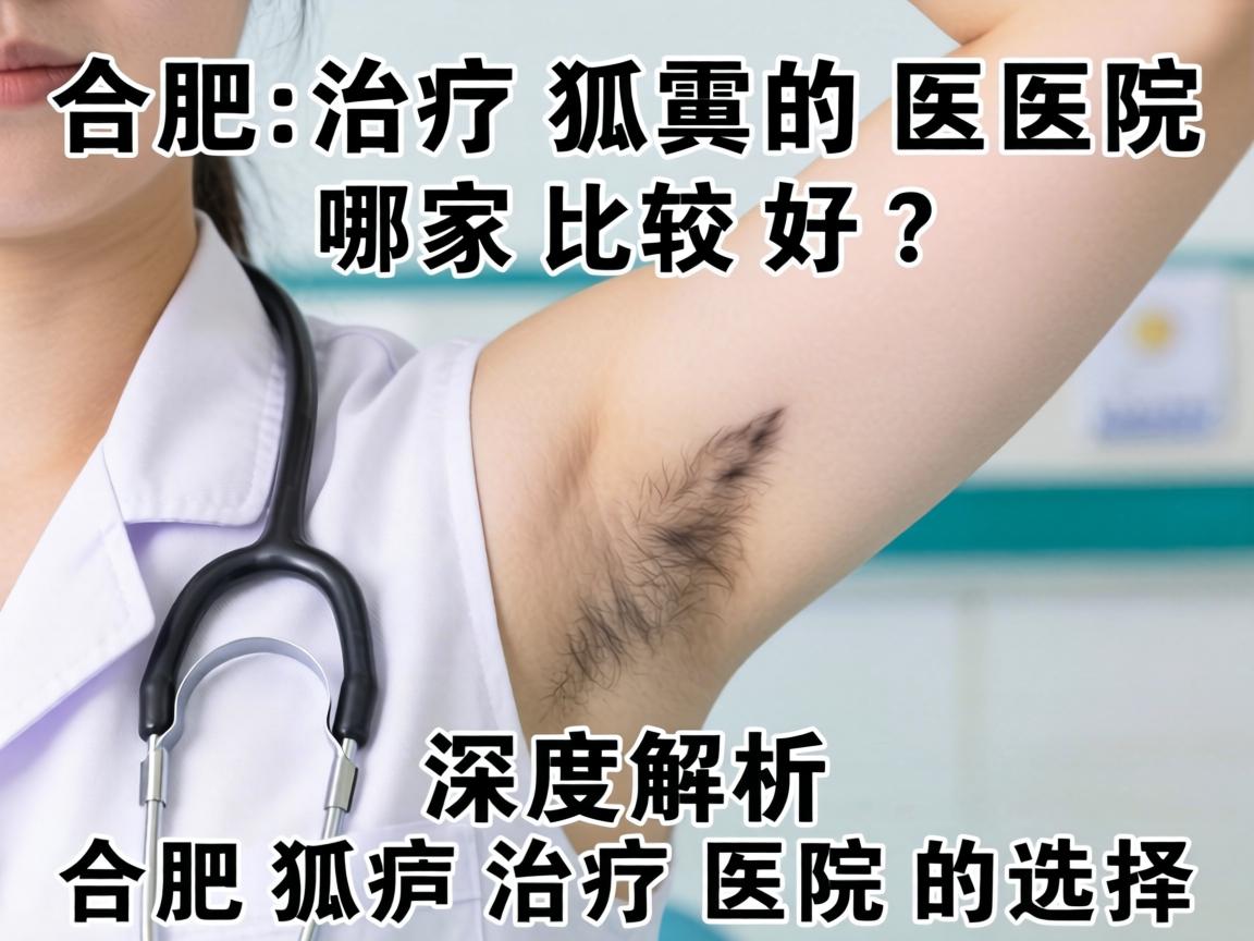 合肥治疗狐臭的医院哪家比较好？深度解析合肥狐臭治疗医院的选择