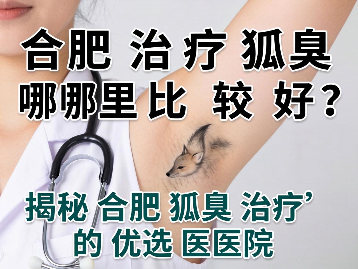 合肥治疗狐臭哪里比较好？揭秘合肥狐臭治疗的优选医院