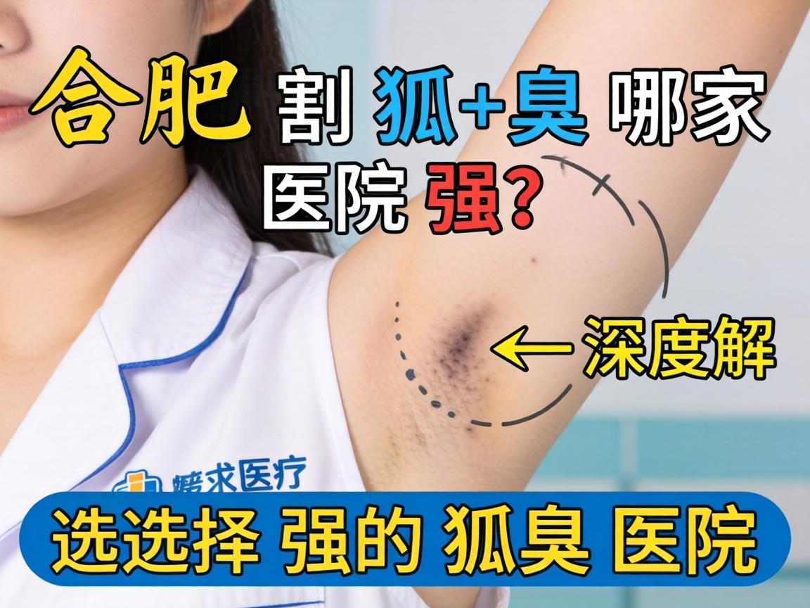 合肥割狐臭哪家医院强？深度解析如何选择强的狐臭医院