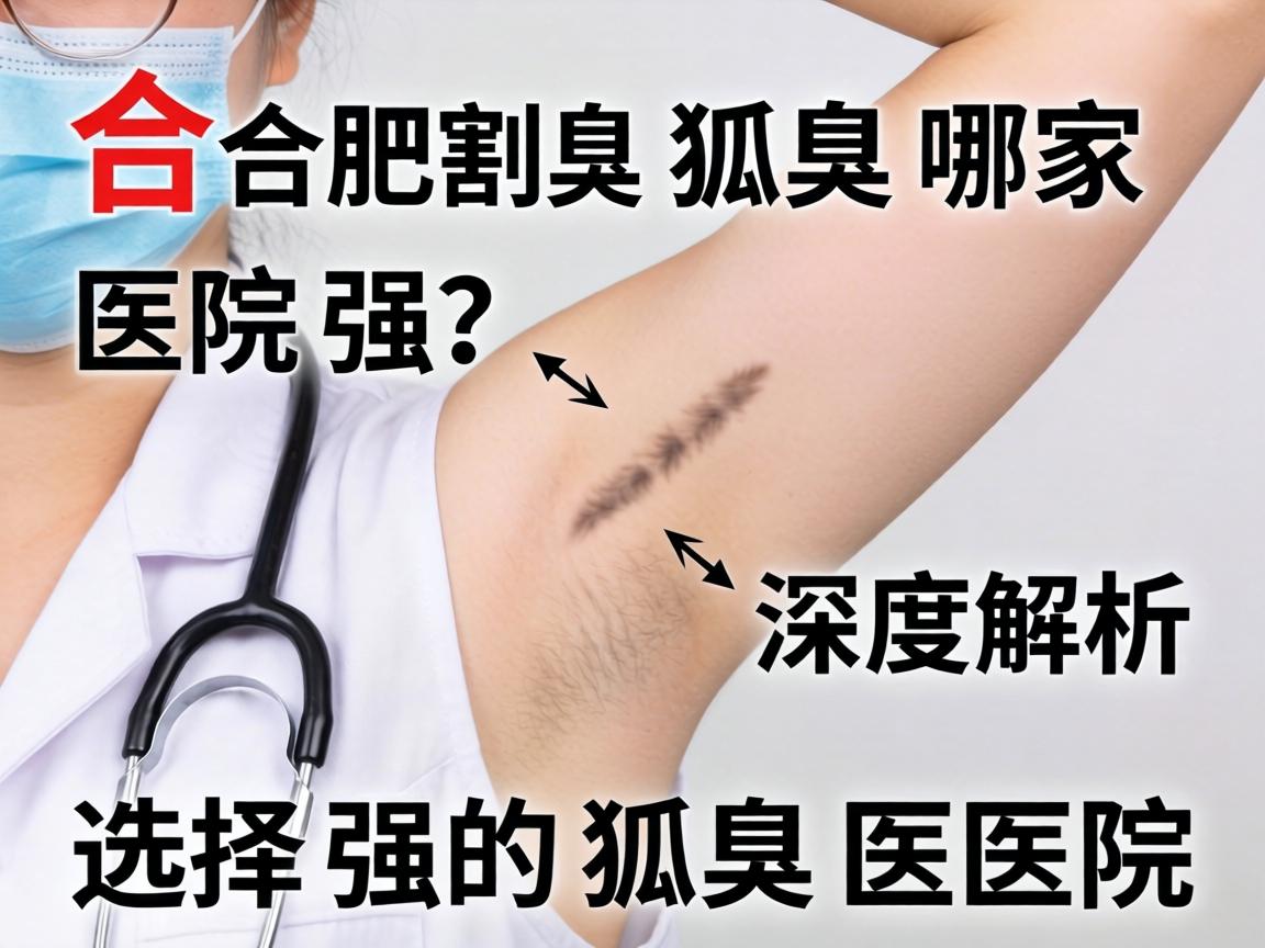 合肥割狐臭哪家医院强？深度解析如何选择强的狐臭医院