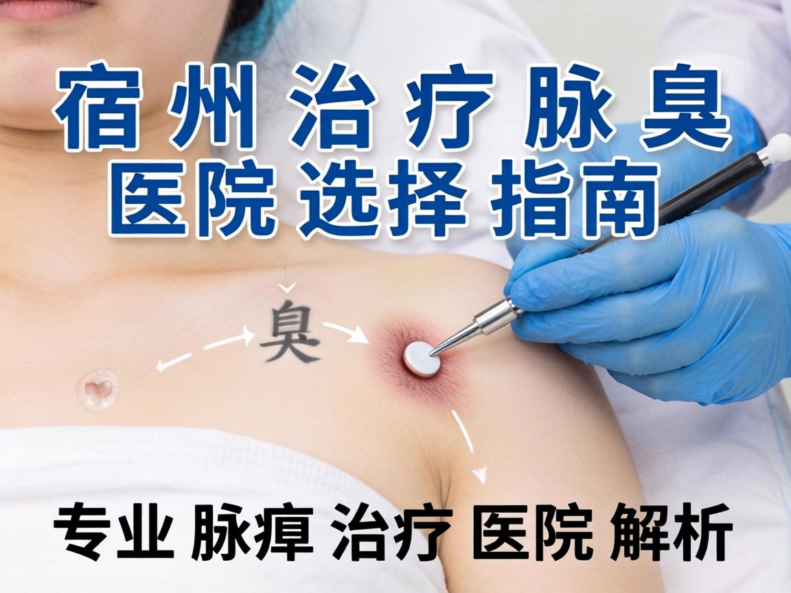 宿州治疗腋臭医院选择指南，专业腋臭治疗医院解析