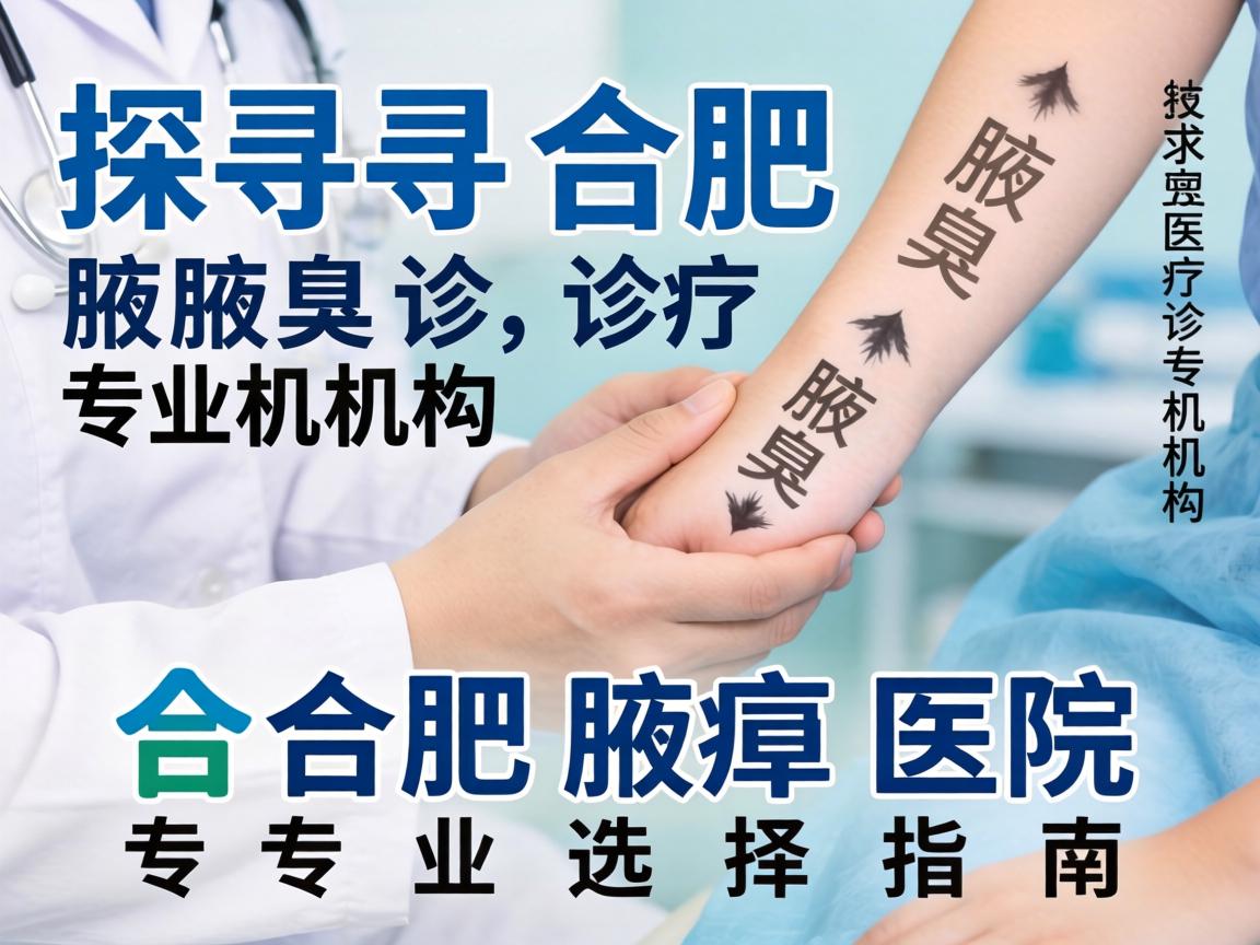 探寻合肥腋臭诊疗专业机构,合肥腋臭医院专业选择指南 探寻合肥腋臭诊疗专业机构,合肥腋臭医院专业选择指南