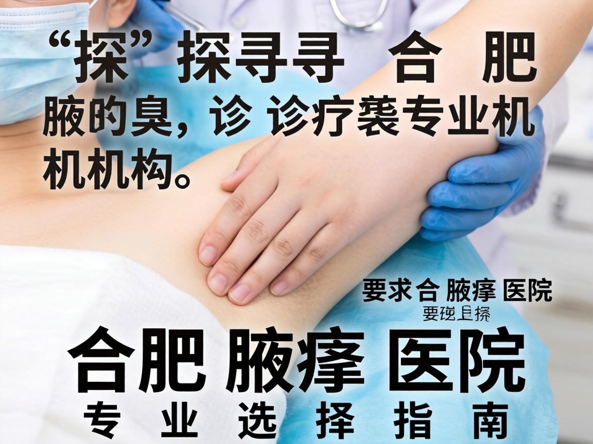 探寻合肥腋臭诊疗专业机构,合肥腋臭医院专业选择指南 探寻合肥腋臭诊疗专业机构,合肥腋臭医院专业选择指南