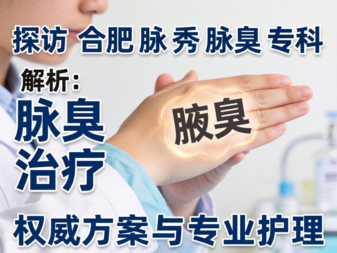 探访合肥腋秀腋臭专科，解析腋臭治疗的权威方案与专业护理