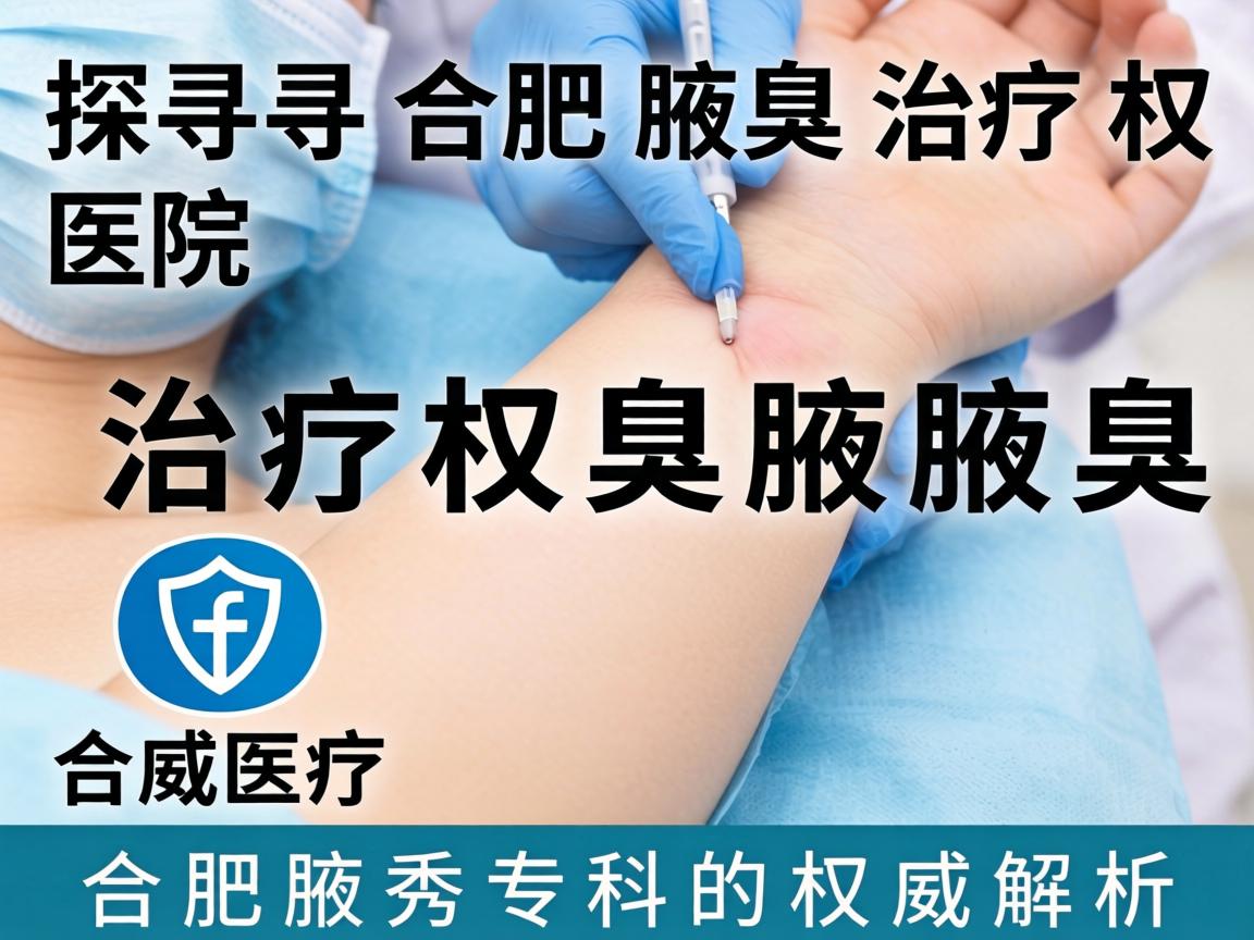 探寻合肥腋臭治疗权威医院，合肥腋秀专科的权威解析