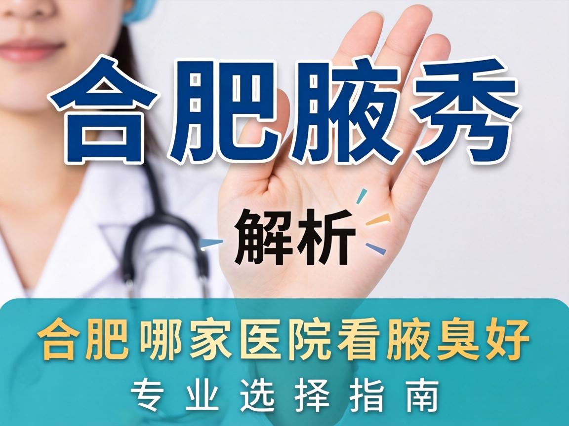 合肥腋秀解析，合肥哪家医院看腋臭好，专业选择指南