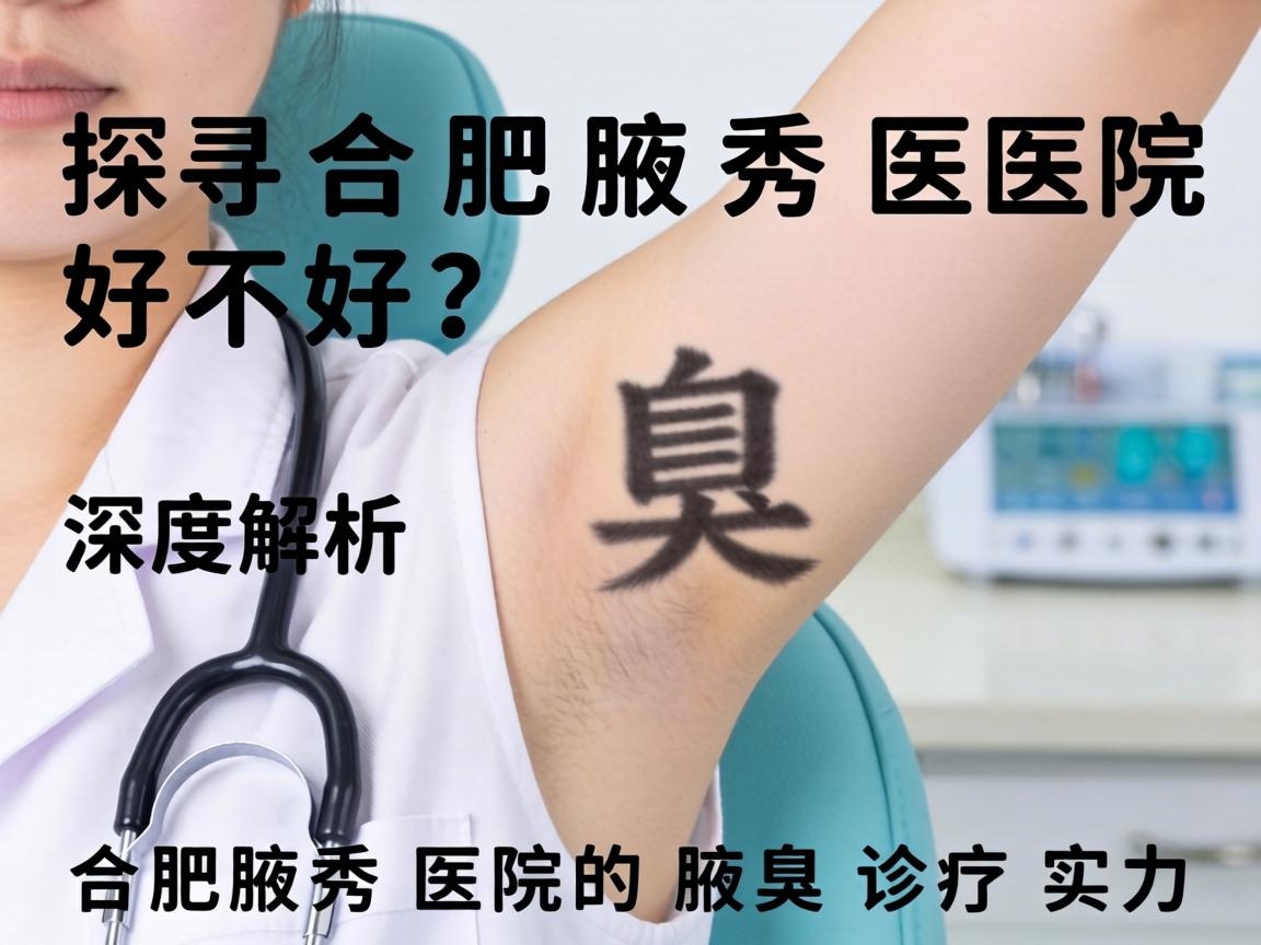 探寻合肥腋秀医院好不好？深度解析合肥腋秀医院的腋臭诊疗实力