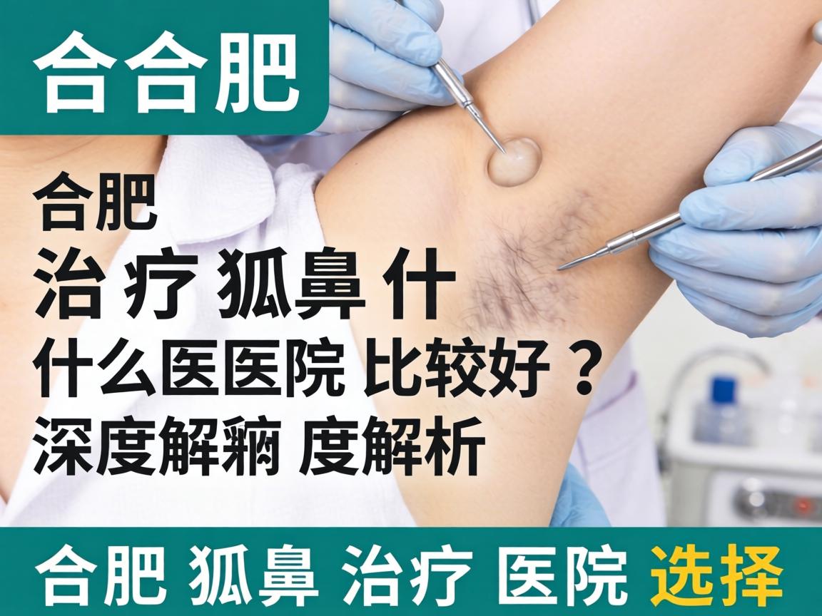 合肥治疗狐臭什么医院比较好？深度解析合肥狐臭治疗医院选择