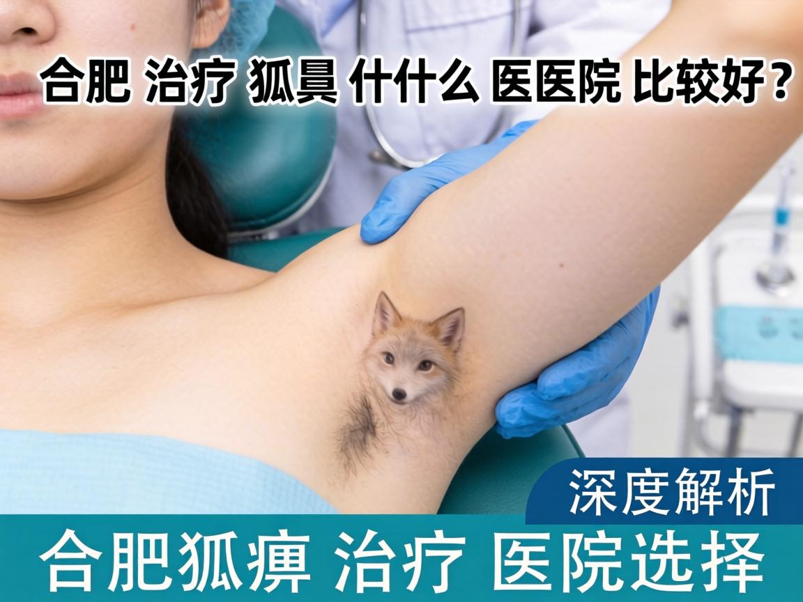 合肥治疗狐臭什么医院比较好？深度解析合肥狐臭治疗医院选择