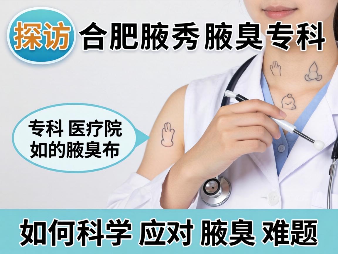 探访合肥腋秀腋臭专科，详解专科医院如何科学应对腋臭难题