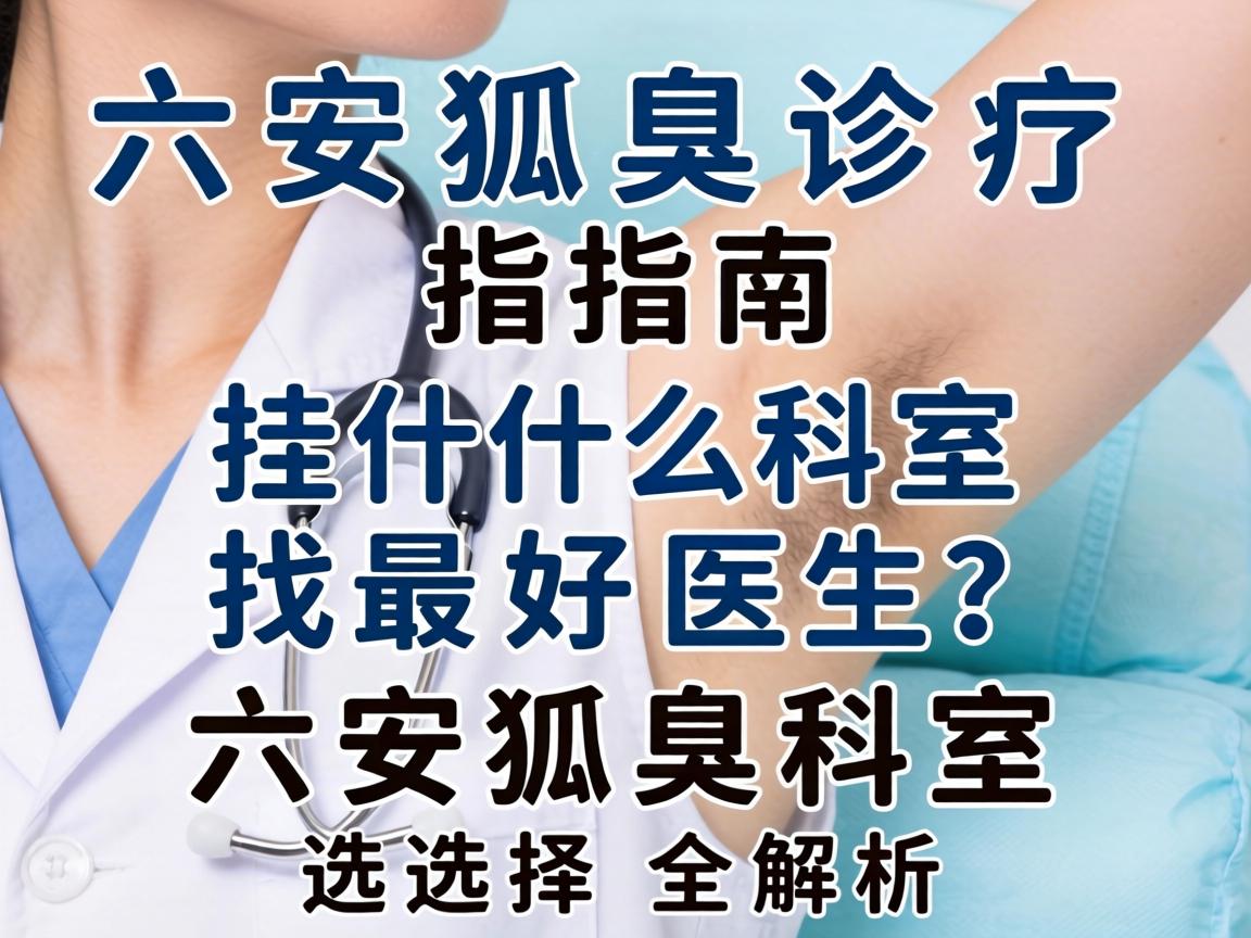 六安狐臭诊疗指南，挂什么科室找最好医生？六安狐臭科室选择全解析