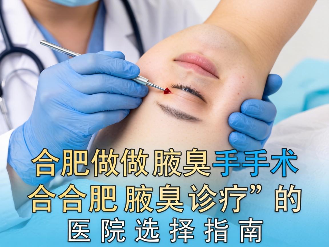 在合肥做腋臭手术,合肥腋臭诊疗的医院选择指南 在合肥做腋臭手术,合肥腋臭诊疗的医院选择指南