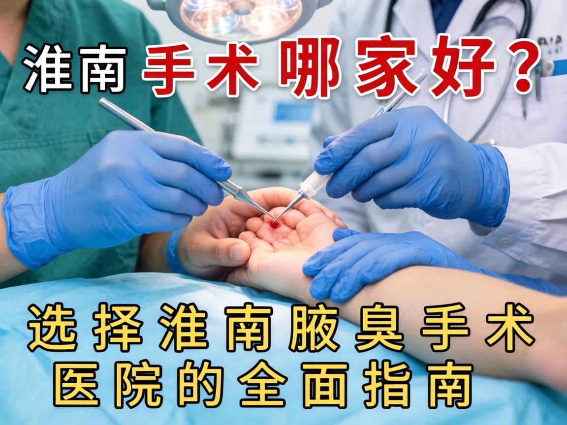 淮南腋臭手术哪家好？选择淮南腋臭手术医院的全面指南