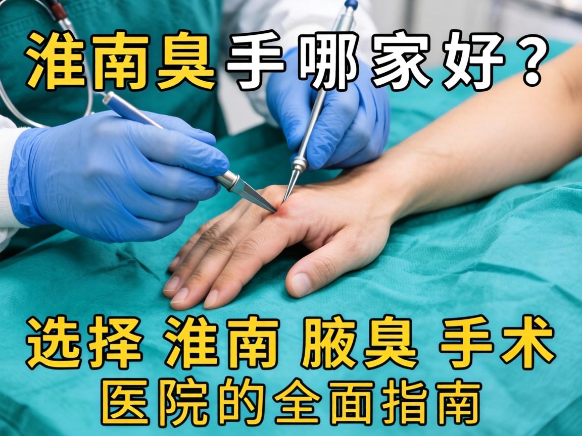 淮南腋臭手术哪家好？选择淮南腋臭手术医院的全面指南