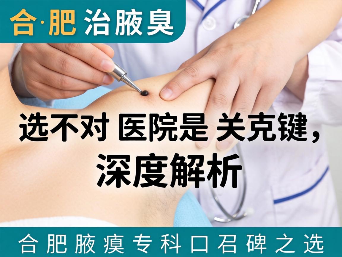 在合肥治腋臭，选对医院是关键，深度解析合肥腋臭专科口碑之选