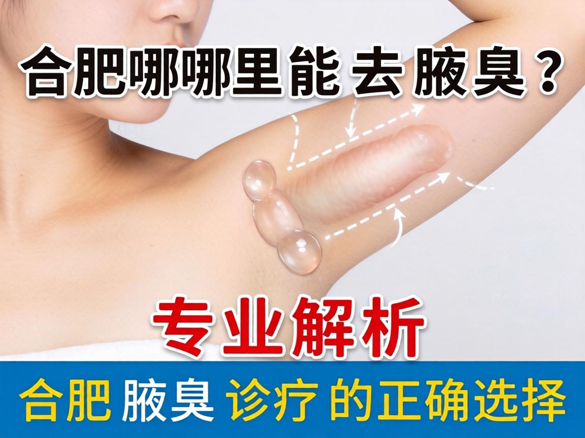 合肥哪里能去腋臭？专业解析合肥腋臭诊疗的正确选择