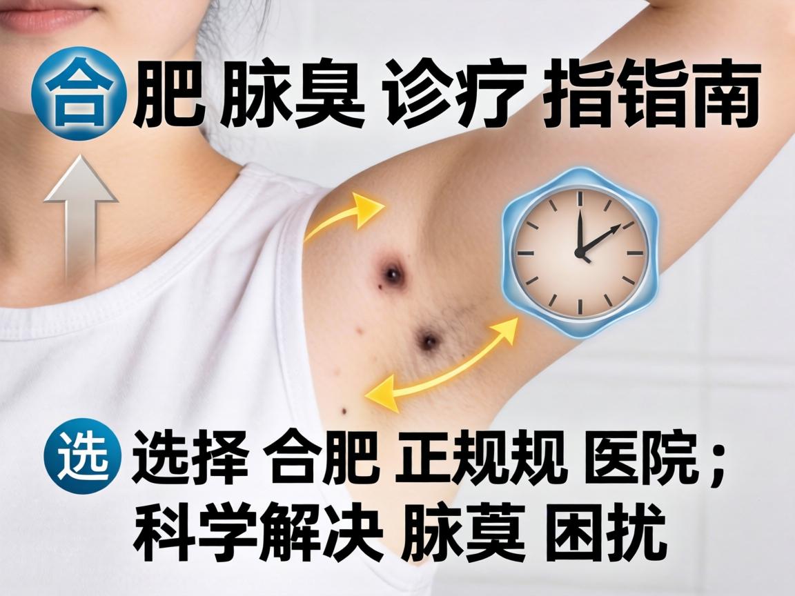 合肥腋臭诊疗指南，选择合肥正规医院，科学解决腋臭困扰