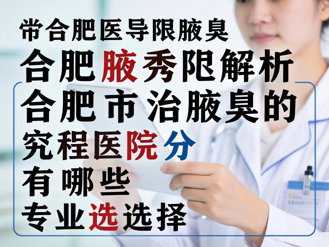 合肥腋秀解析,合肥市治腋臭的医院分别有哪些专业选择? 合肥腋秀解析,合肥市治腋臭的医院分别有哪些专业选择?