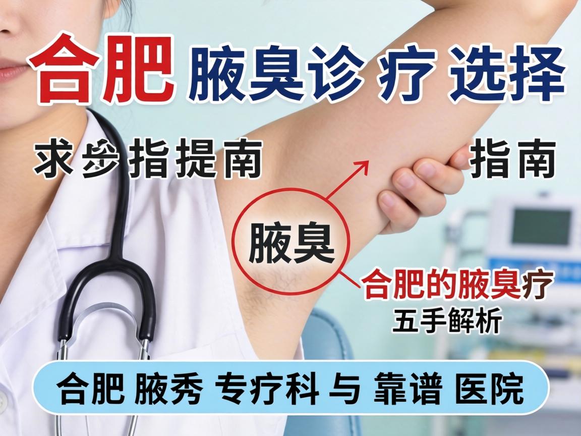 合肥腋臭诊疗选择指南,解析合肥腋秀专科与靠谱医院 合肥腋臭诊疗选择指南,解析合肥腋秀专科与靠谱医院