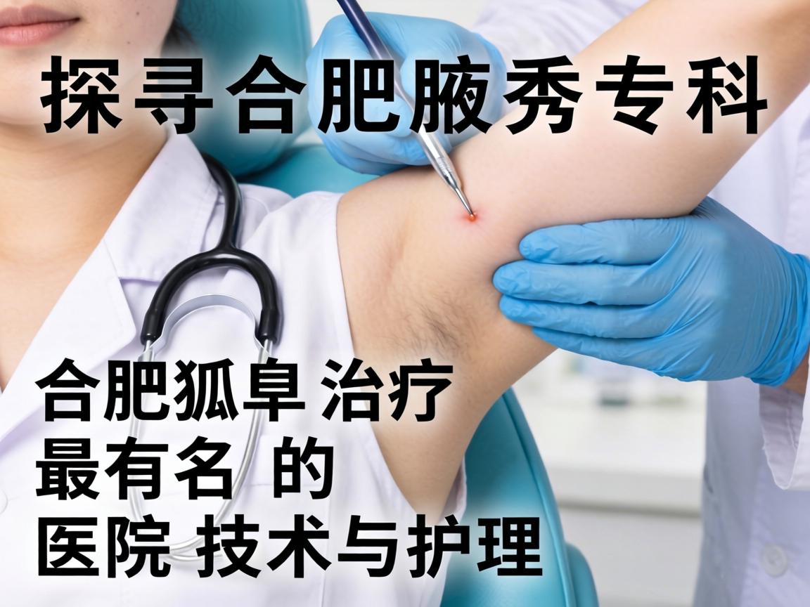 探寻合肥腋秀专科,解析合肥狐臭治疗最有名的医院技术与护理 探寻合肥腋秀专科,解析合肥狐臭治疗最有名的医院技术与护理