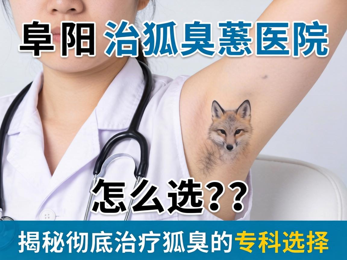 阜阳治狐臭医院怎么选？揭秘彻底治疗狐臭的专科选择