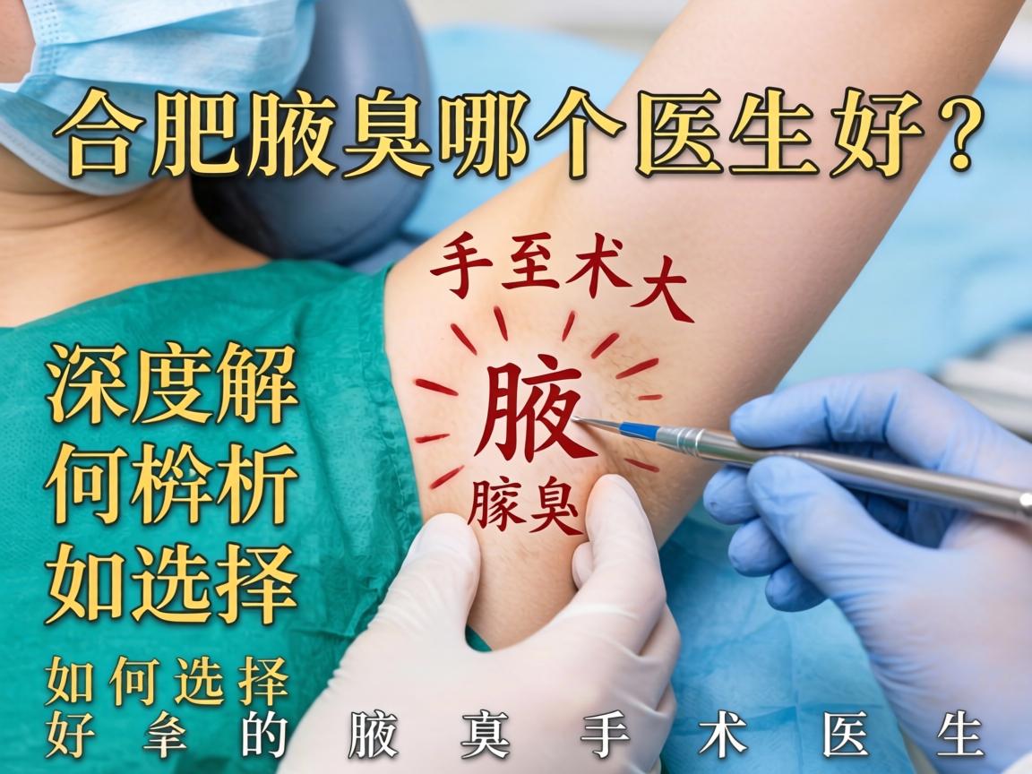 合肥腋臭手术哪个医生好?深度解析如何选择好的腋臭手术医生 合肥腋臭手术哪个医生好?深度解析如何选择好的腋臭手术医生