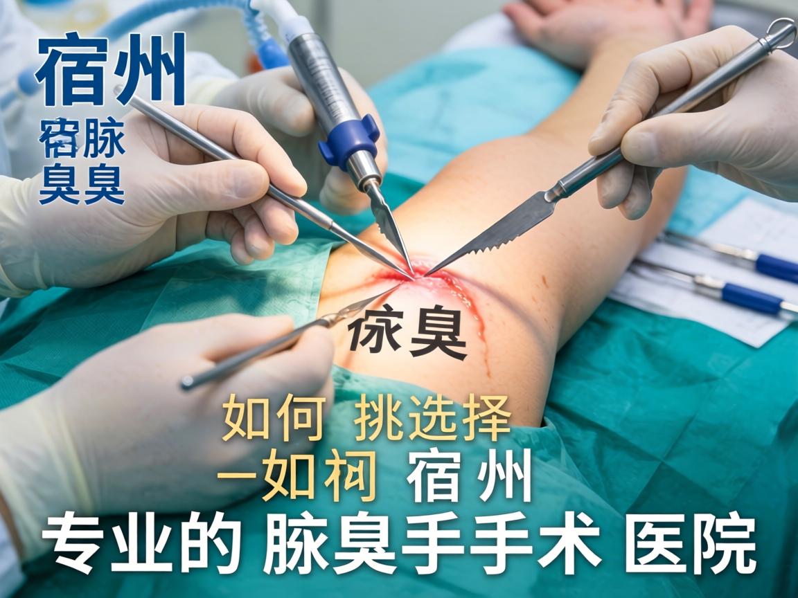 宿州腋臭手术选择指南，如何挑选宿州专业的腋臭手术医院