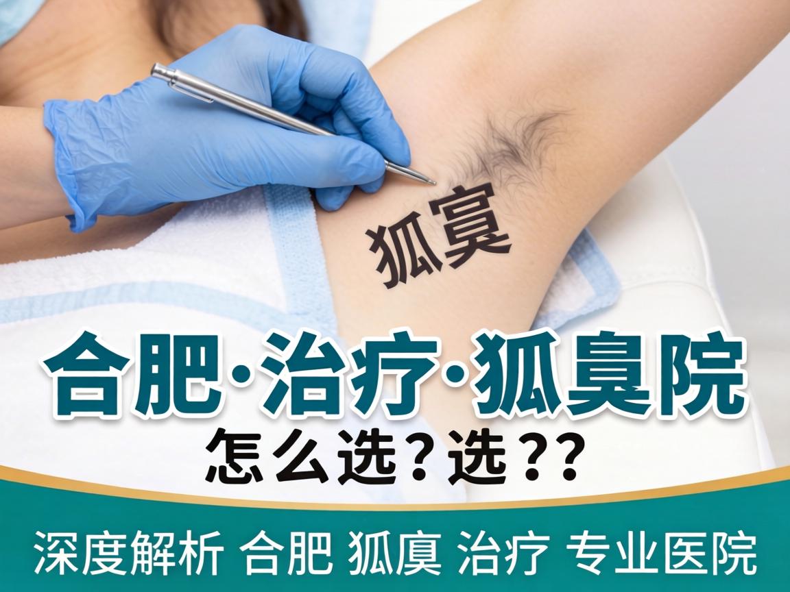 合肥治疗狐臭医院怎么选？深度解析合肥狐臭治疗专业医院