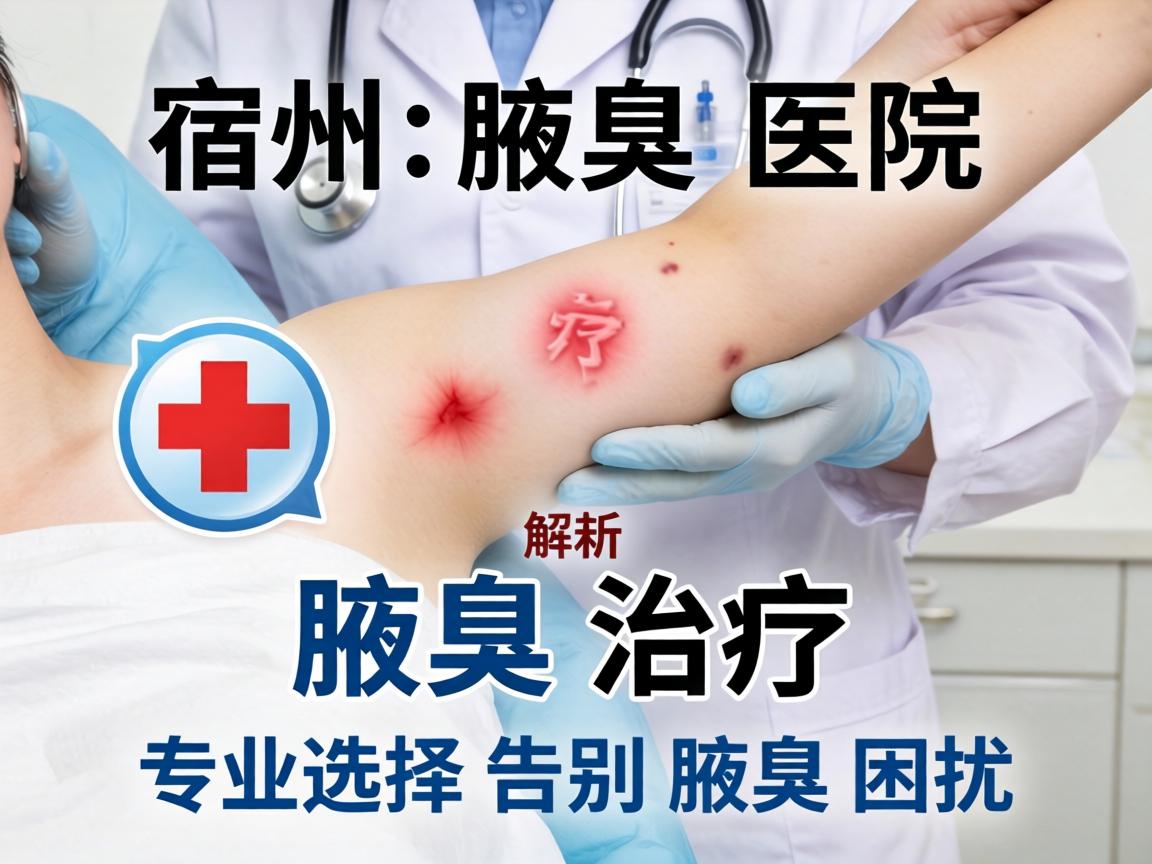 宿州腋臭医院解析腋臭治疗，专业选择告别腋臭困扰