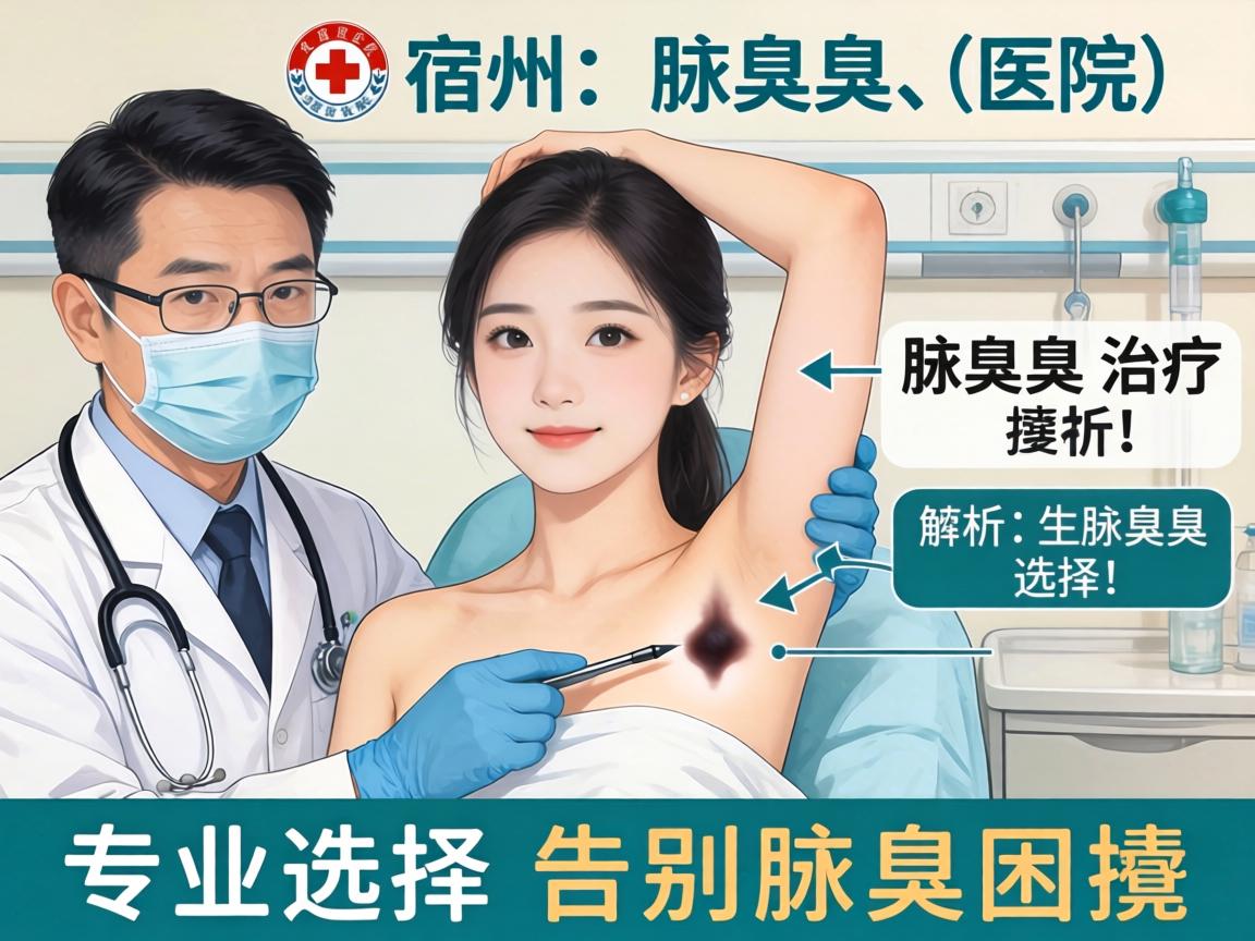 宿州腋臭医院解析腋臭治疗，专业选择告别腋臭困扰