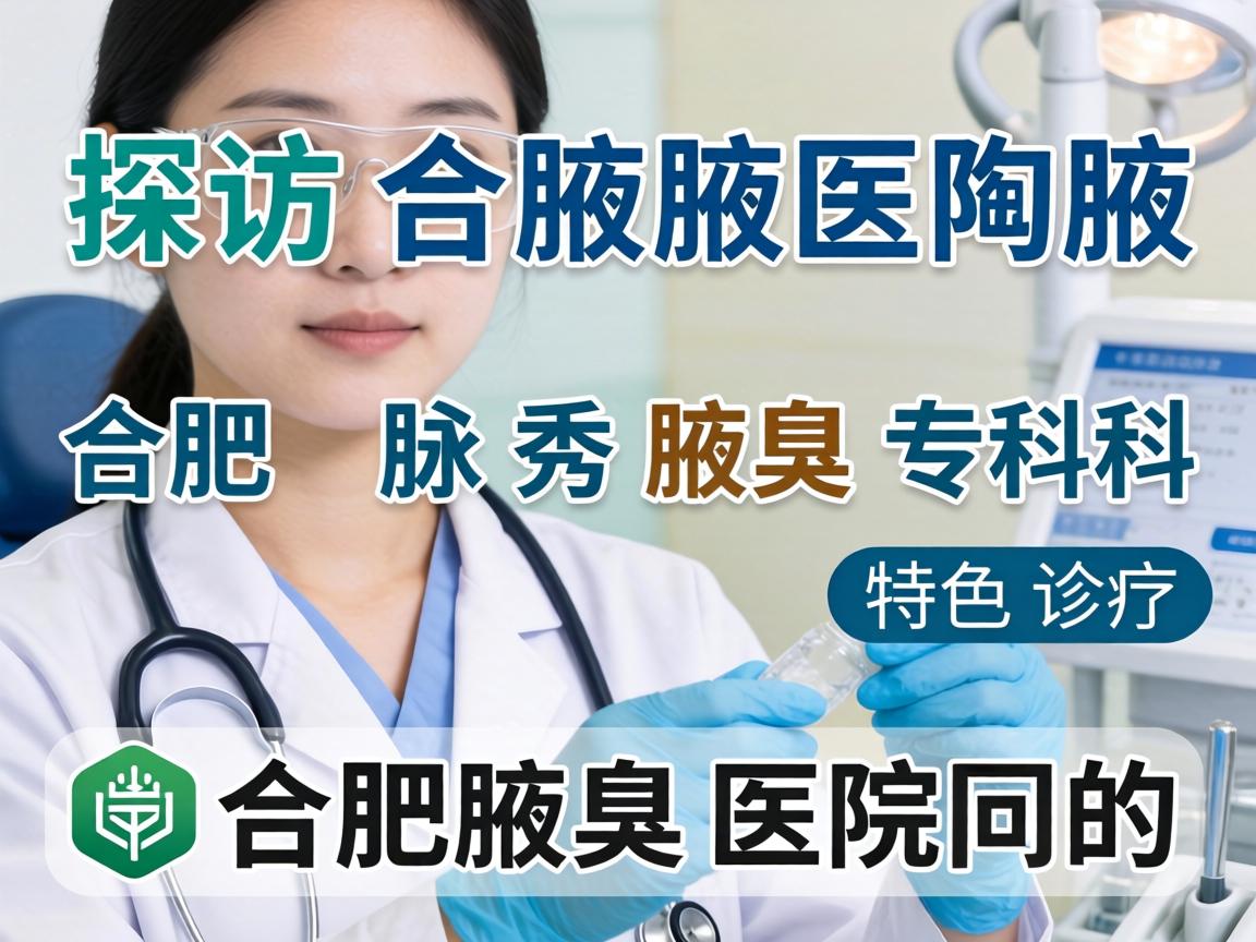 探访合肥腋秀腋臭专科，详解合肥腋臭医院的特色诊疗