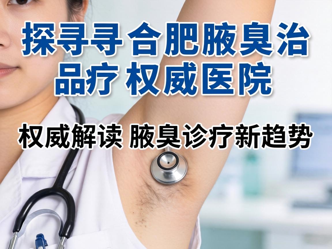 探寻合肥腋臭治疗权威医院,权威解读腋臭诊疗新趋势 探寻合肥腋臭治疗权威医院,权威解读腋臭诊疗新趋势