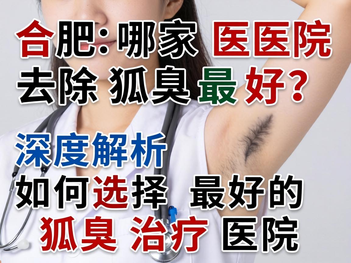 合肥哪家医院去除狐臭最好？深度解析如何选择最好的狐臭治疗医院