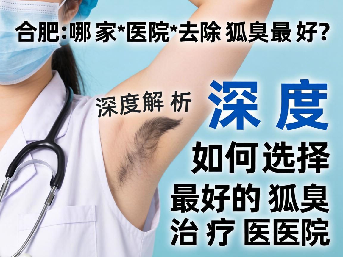 合肥哪家医院去除狐臭最好？深度解析如何选择最好的狐臭治疗医院