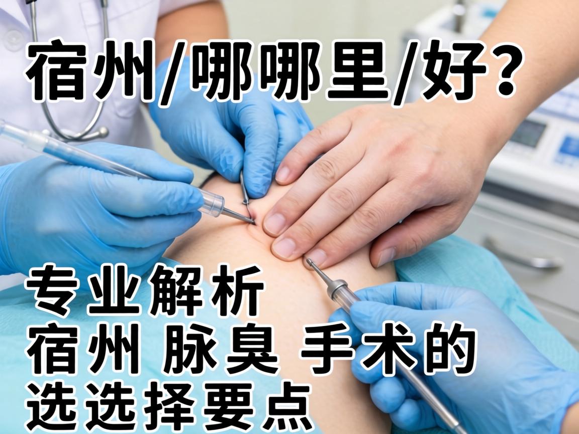 宿州腋臭手术哪里好？专业解析宿州腋臭手术的选择要点