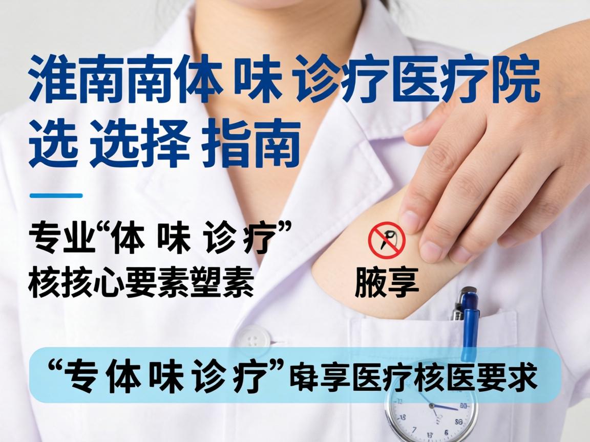 淮南体味诊疗医院选择指南,解析专业体味诊疗的核心要素 淮南体味诊疗医院选择指南,解析专业体味诊疗的核心要素