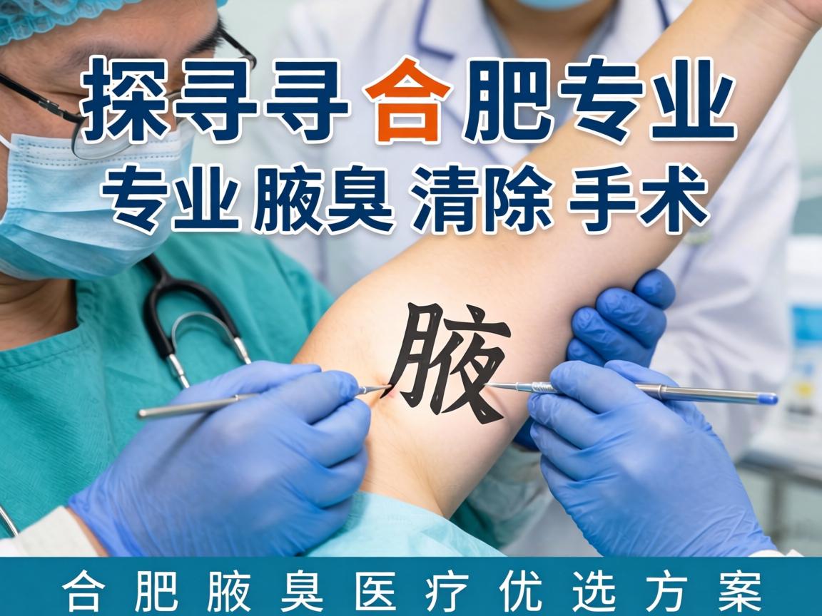 探寻合肥专业腋臭清除手术,详解合肥腋臭医疗优选方案 探寻合肥专业腋臭清除手术,详解合肥腋臭医疗优选方案