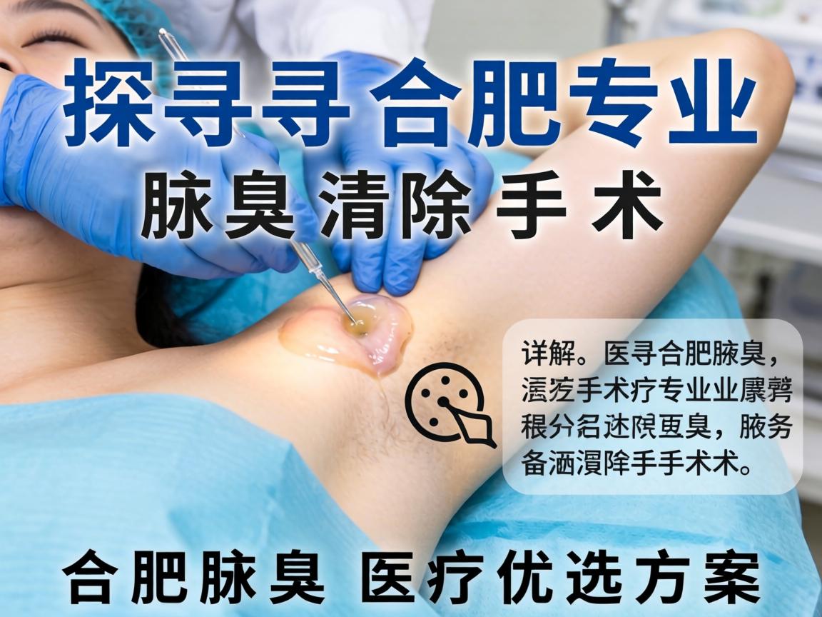 探寻合肥专业腋臭清除手术,详解合肥腋臭医疗优选方案 探寻合肥专业腋臭清除手术,详解合肥腋臭医疗优选方案